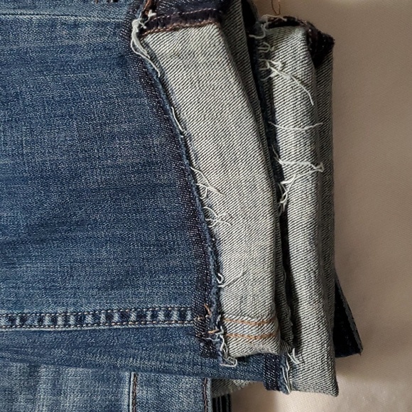 White House Black Market Distressed jeans. The Slim, mid rise, Size 12. - Picture 8 of 11